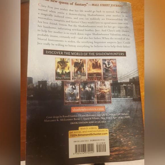 The Mortal Instruments Books 1&2 By Cassandra Clare Paperback - Picture 6 of 7